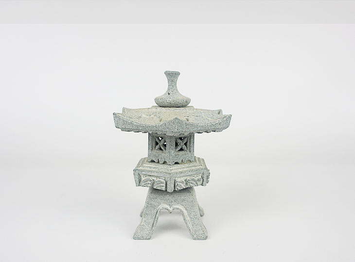 Yukimi Gata Ishidoro, Granieten Miniatuur Lantaarn - YO23020004