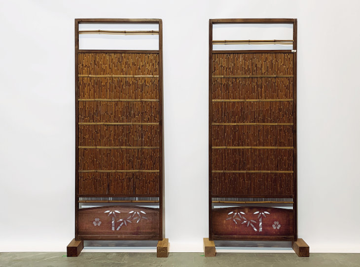 Yashi no Ki Sudo, Antique Japanese Summer doors - YO24010008