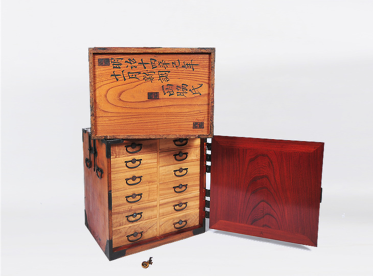 Hikidashi Tansu Cabinet, Antique Japanese Furniture - YO25010001