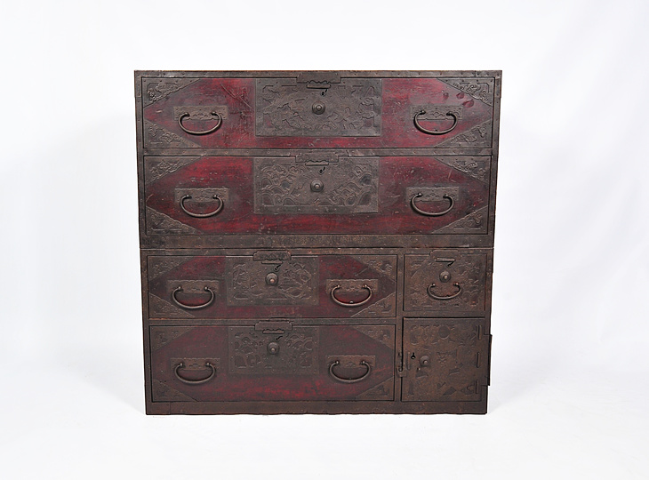 Isho Tansu Cabinet, Antique Japanese Furniture - YO25010008