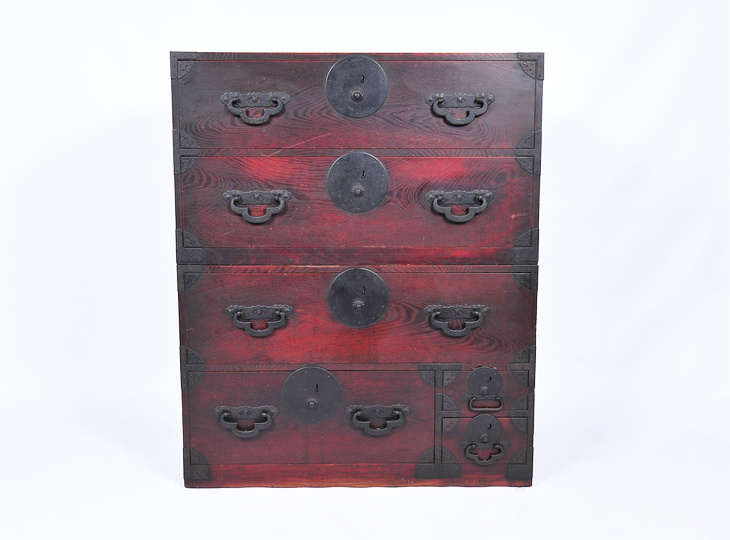 Isho Tansu Cabinet, Antique Japanese Furniture - YO25010009