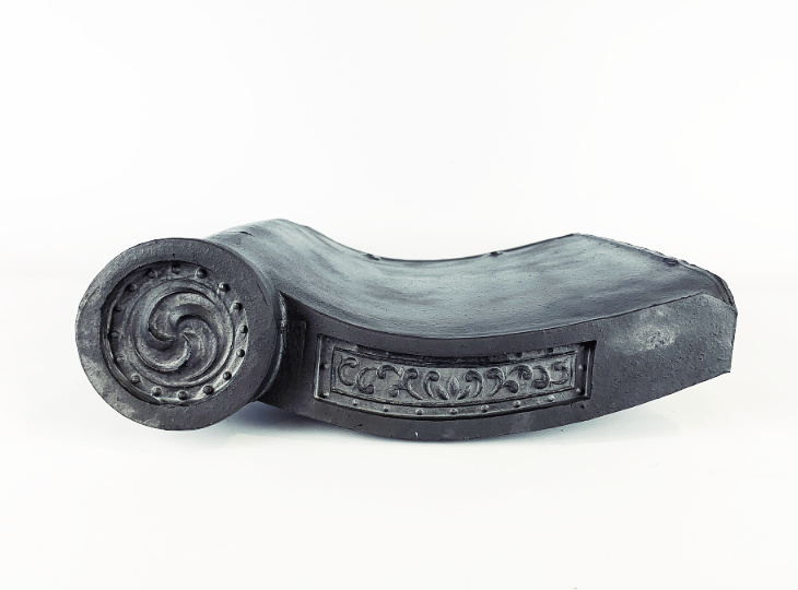 Buy Kyohana Karakusa Noki, Japanese Ceramic Roof Tile Eave for sale - YO30010011