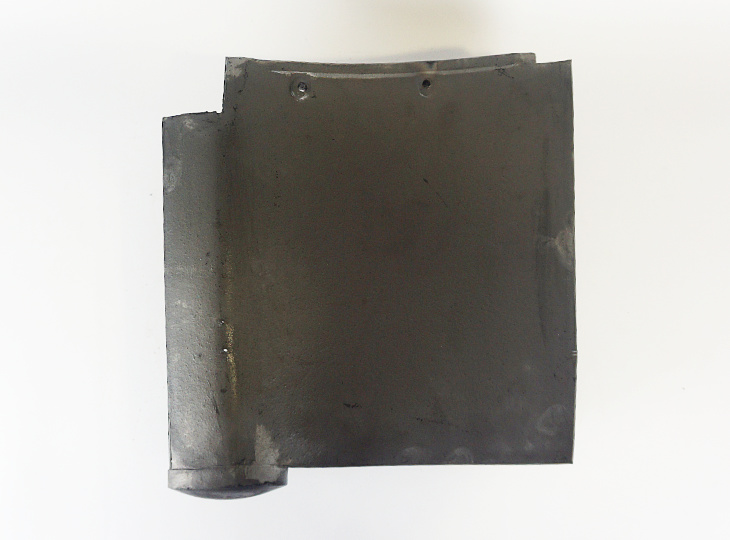 Man Ju Sode Right, Japanese Ceramic Roof Tile Eave Corner Right - YO30010004