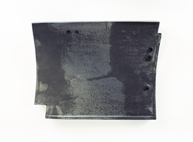 Sode Gawara Left, Japanese Ceramic Roof Tile Gable Left - YO30010005
