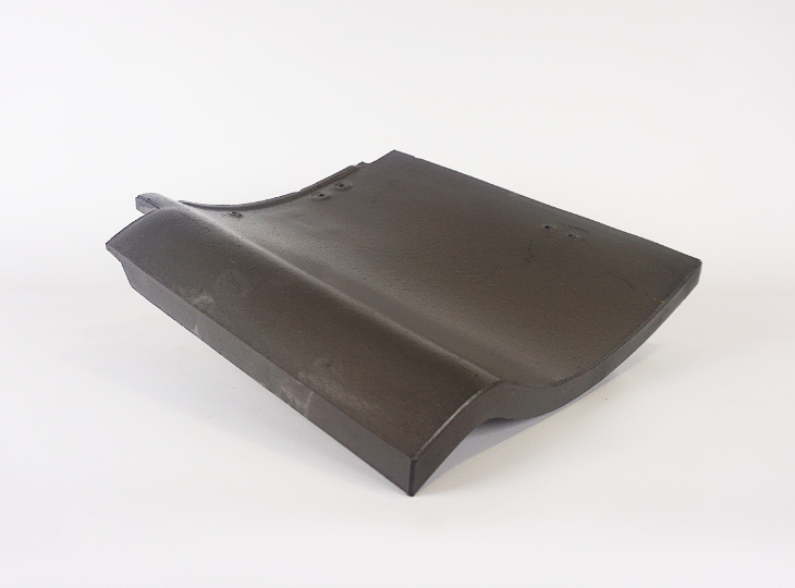 Sode Gawara Right, Japanese Ceramic Roof Tile Gable Right - YO30010006