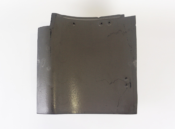 Sode Gawara Right, Japanese Ceramic Roof Tile Gable Right - YO30010006