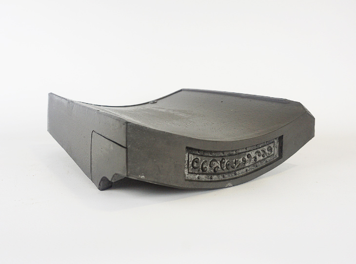 Sode Kyohana Left, Japanse Keramische Dakpan Hoekpan Links - YO30010012