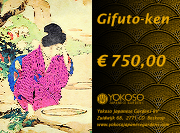 Gifuto-ken, Cadeaubon 750 Euro - YO99010003