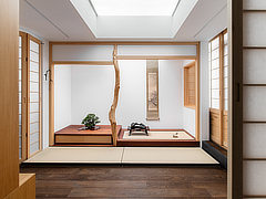 Complete Japanese washitsu interior architecture and woodwork