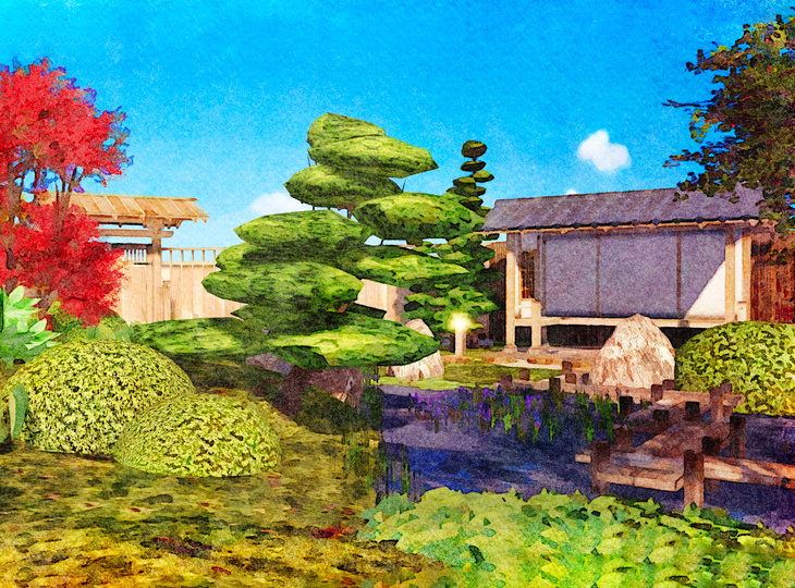 Japanese Garden Design Pond Landscape