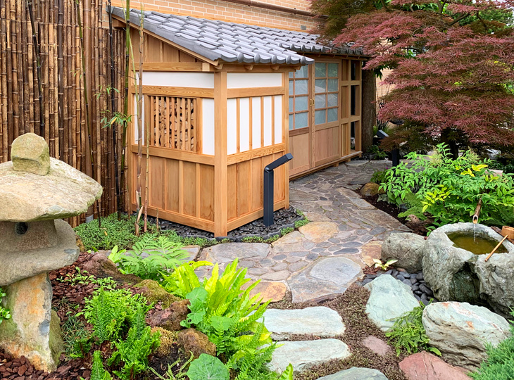 Japanese Garden Landscaping Storage Architecture