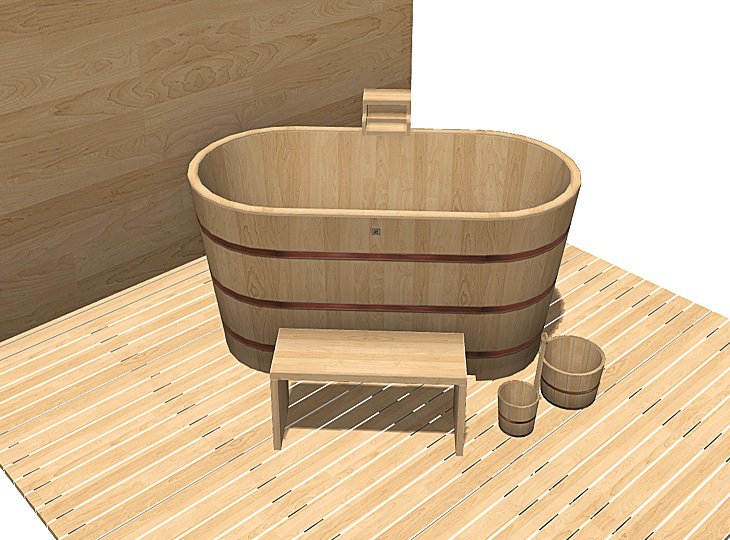 Welp Originele traditioneel Japanse hinoki ofuro baden, cedar hot tubs ME-41