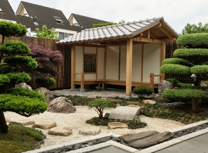 japanese style garden bench