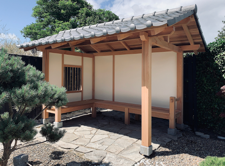 japanese garden shelter