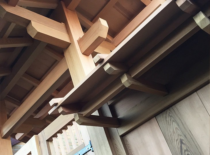 Traditional Japanese Woodwork Carpentry Japanese Gate Joinery Construction