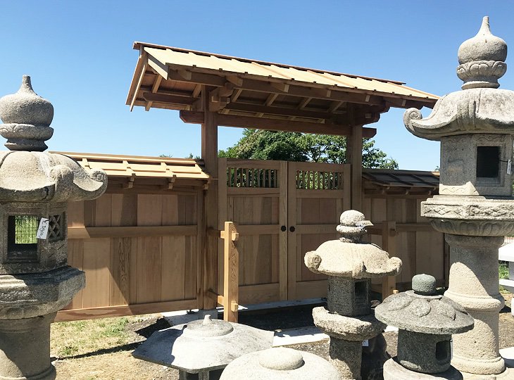 Traditioneel Japans Houtwerk Timmerwerk Japanse Poort Yokoso Boskoop